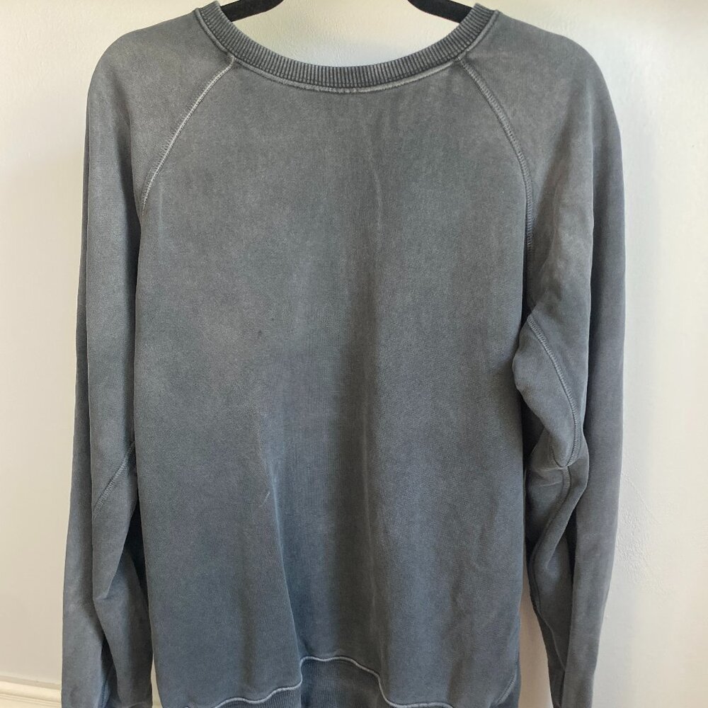 RE/DONE SLATE GREY CLASSIC PULLOVER SWEATSHIRT SIZE M